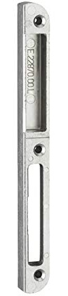 FERCO by THIRARD - Gâche centrale encastrable pour porte d'entrée bois, gauche, 190x18x14mm, Secury-Europa, E-22870-00-L-1