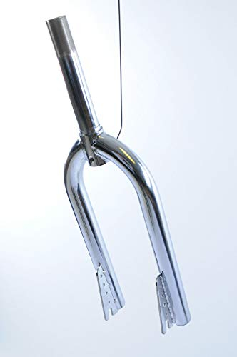 BMX BIKE 18 WHEEL CHROME FORKS 21.1mm x 135mm 1 STEERER NOS