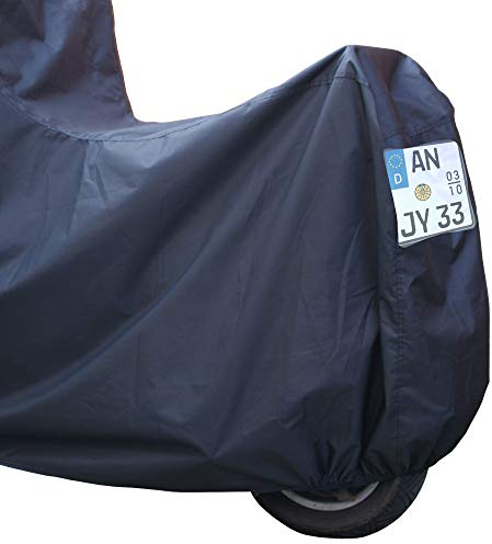 ALFA Motorrad-Abdeckplane - Mit Nummernschild-Fenster - L