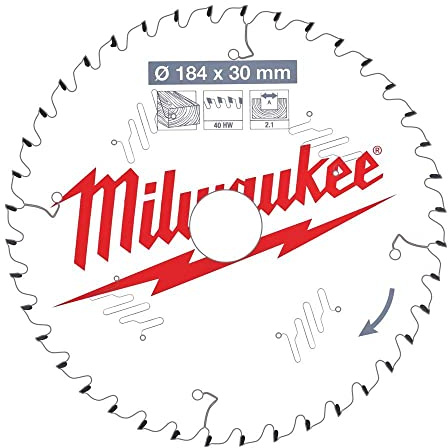 Milwaukee 4932471298 Universal Saw Blade 40 Teeth 2.1 x 184 mm