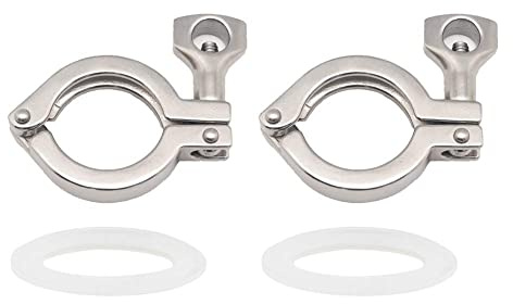 Beduan 1.5 Tri Clamp Sanitary Single Pin Heavy Duty Tri Clamp Clover 2PCS