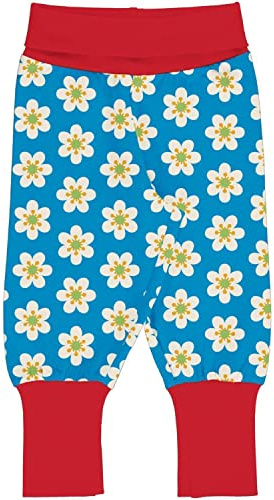Maxomorra Biobaumwoll-Hose mit Kummerbund Anemonen/Blumen