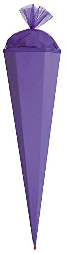 komplette Füllung - Circa 200 Teile - für Schultüte - Rohling - lila - mit Holzspitze / - für ALLE Zuckertüte Roth - zum Basteln, Bemalen und Bekleben B..