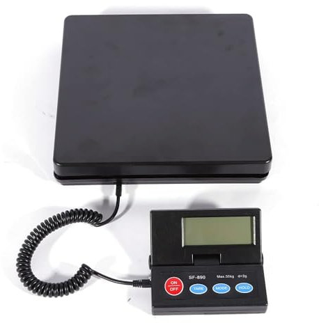 Paketwaage 2g-50kg,110lbs Digitale Küchenwaage Digitalwaage,Elektronische Waage/Briefwaage/Feinwaage Zählwaage/Präzisionswaage/LCD Beleuchtetes Display Digitalwaage Ladenwaage Marktwaage