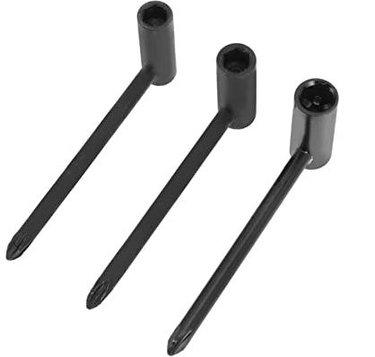 Toyvian 3stücke Gitarren-halsstab Reparaturwerkzeug Mit Eisenschlüssel Für Gitarren Und Bässe Professionelle Truss Rods Einstellungswerkzeug Mit Metall-schlüssel