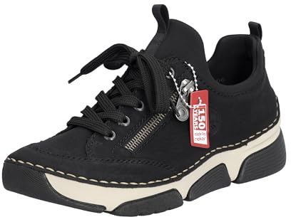 Rieker dam 45973 sneakers, svart, 36 EU