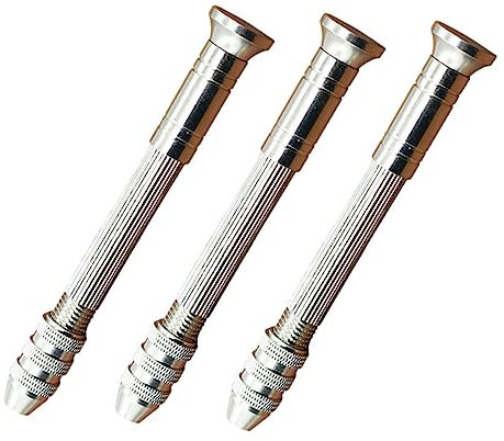 Hemobllo 12piezas Mini Taladro Manual Para Modelismo y Bricolaje Herramienta De Perforación Proyectos y