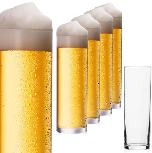 IMPERIAL glass Imperial Juego de 6 vasos de colonia de cristal, 200 ml (máx. 250 ml), barras de cerveza de 0,2 l, aptos para lavavajillas