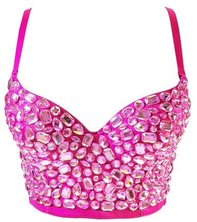 Corsé de lentejuelas para mujer,corpiño corto,chaleco con tirantes,crop top