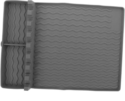 ROMISBABA Hitzebeständige Silikon-Grill-seitenablage Mit Aufhängeloch Multifunktionale Grillmatte Für Spatel Zangen Und Gewürze rutschfest Und Strapazierfähig Für Gasgrills Und Outdoor-küche