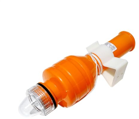 LED Lifebuoy Flashlight, Floating Safety Beacon Light, High-Visibility Flashing Warning Lamp Bar for Night Fishing, Kayaking, Rafting