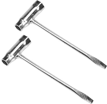 Kombischlüssel 13 mm X 19 mm Zündkerzenschlüssel T-förmig Schraubenschlüssel Kettensägenschlüssel für Motorsägenmäher Bürstenschneider Rasenmäher