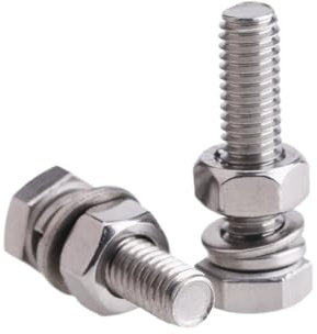 Sechskantschrauben-Set aus Edelstahl 304, Muttern, Unterlegscheiben, Verriegelungssets, Sechskantschrauben (90 mm, M14 (1 Stück)