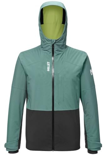 MILLET Brevent JKT - Chaqueta de esquí para hombre, impermeable, cálida, con accesorios