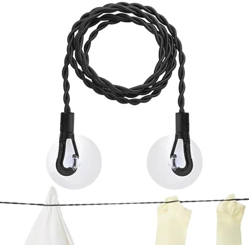 Cordino Per Il Bucato Da Viaggio - Corda Retrattile Portatile Per Lavare In Viaggio,Filo Retrattile Antivento Per Asciugamani Indumenti Bagno Balcone E Borsa