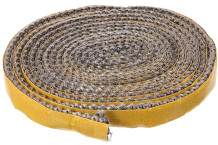 INOOMP Cinta para Juntas De Estufa De Leña Sello Ignifugo para Puerta De Chimenea Cinta De Sellado para Estufa De Leña Material