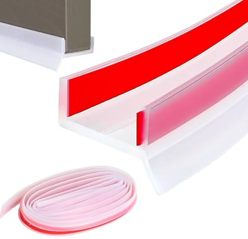 Kökslist tätningsprofil, 5 m sockelprofil sockelpanelsprofil, silikongummi köksbas tätningsprofil, för 15 mm, 16 mm, 17 mm trätjocklek, transparent, för dörrar, fönster