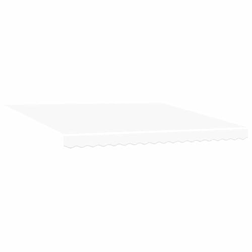 Genérico Telo di Ricambio per Tenda da Sole Bianco 400 × 300 cm Tela,Bianco,3.67kg,42000574