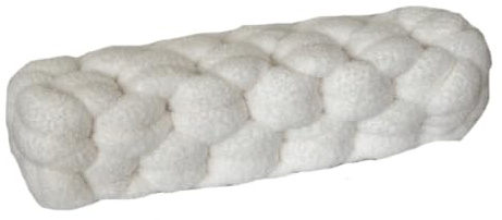 YB-FCJKPA Coussin à Nœud Long 14 x 49 cm Décoration Intérieure (Caramel)