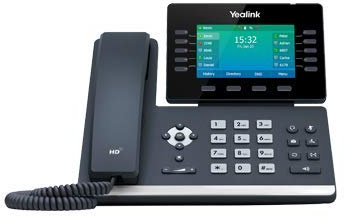 Renewed Yealink SIP-T54W IP Phone, 16 VoIP Accounts. 4.3-Inch Color Display. Adjustable Screen W/ Built-in USB 2.0, 802.11ac Wi-Fi, Dual-Port Gigabit Ethernet, 802.3af PoE, Power Adapter Not Included