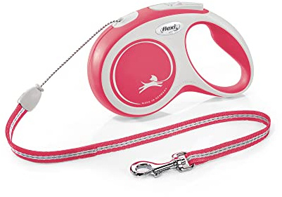 flexi Rollleine New Comfort - S - Seil 8 m, rot