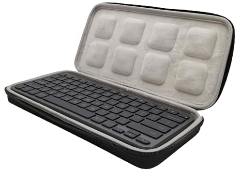 VOLOHAS Étui de protection rigide pour Logitech MX Keys Mini clavier sans fil Étui de protection de voyage rigide pour clés MX Mini Clavier minimaliste Fabriqué pour les créateurs Taille 33 x 16 x 4