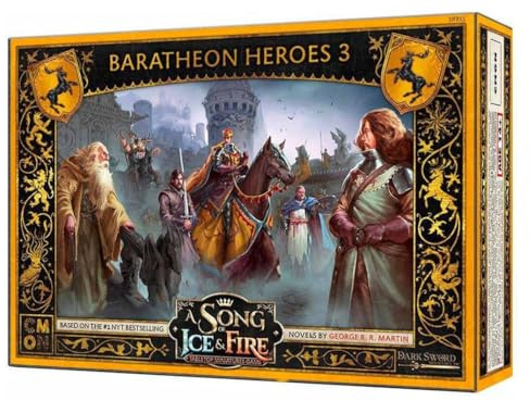 CMON A Song of Ice & Fire Tabletop Miniatures Game Baratheon Heroes 3