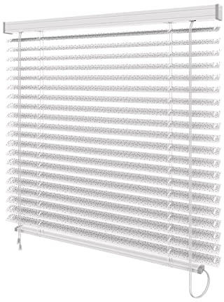 OR TENDE - Tenda Veneziana da 50 mm 50x230 cm in Alluminio Su Misura per Esterno Personalizzata con Nastro in Corda per esterno Made in Italy