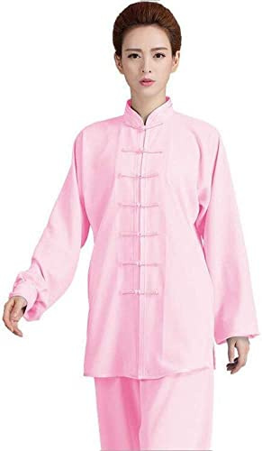 Tai Chi Uniform, Martial Arts Kung Fu Uniform Tai Chi Clothing Women,men Tai Chi Outfit Zen Meditation Suit Classic Chinese Style Unisex Solid Color Kung Fu Clothing Tang Costume Does Not Fade Suitabl
