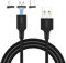 APM 570380, cavo magnetico 3 in 1, Lightning/USB-C/Micro-USB, 1M