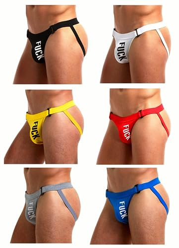 Alienjoy Jockstrap String Tanga für Herren Sexy Unterwäsche Männer Slips Thong Baumwolle Low-Rise G-Strings Sport Jock Strap Unterhosen