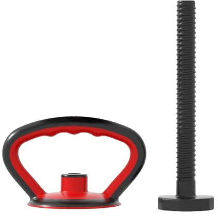 rockible Mango de Pesa Rusa, Equipo Multifuncional con Agarre de Peso, Fácil de Transportar, Ajustable para Entrenamiento Físico, 1 Mango de Pesa Rusa
