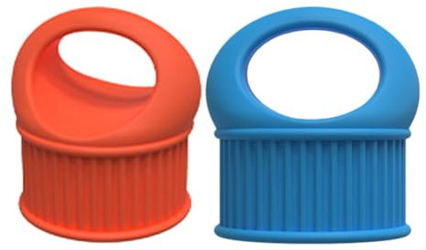 HOLIDYOYO 2pcs Silicone Wine Bottle Stoppers Reusable Full-Cover Caps Stylish Wine Plugs for Home Bar Kitchen Convenient Easy to Clean Savers
