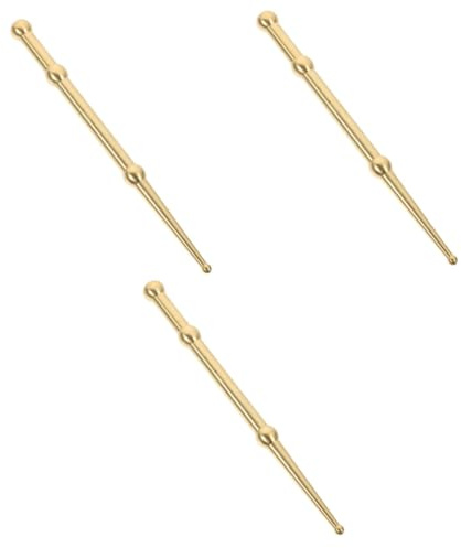 Beavorty 3stücke Akupressurstift Messing Kleiner Universeller Akupunkturstift Für Ganzkörpermassage Gesichtspflege Und Schmerzlinderung Für Zuhause Und Unterwegs