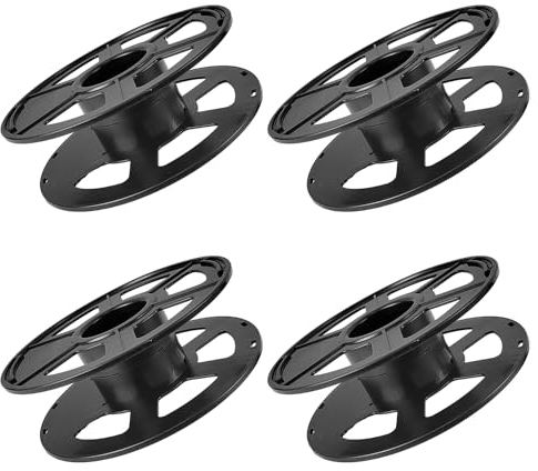 4 Pezzi Avvolgicavo, Diametro 200 mm Avvolgicavo Vuoti, Avvolgicavo di Prolunga in Plastica, Prolunga Avvolgibile, per Collegare Filamento, Cavi da Campeggio, Luci Natalizie Rotanti