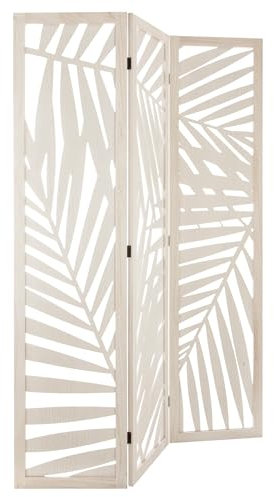 Biombo Decorativo de Madera, Moderno, 170 cm de Altura, 3 Paneles