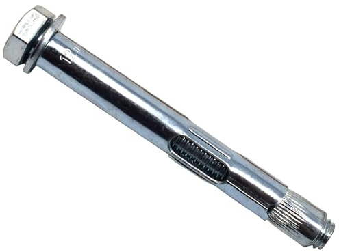MASONMATE MAMLSAM12100 Sechskant-Hülsenanker, M12 x 100 mm (25), Silber