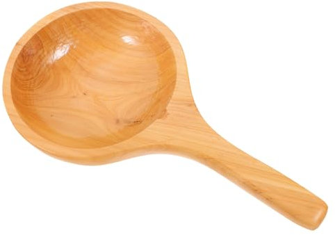 FUNOMOCYA Saunakelle Aus Holz Mehrzweck-Schaufel Gießkelle Für Spa Haushalt Wasserschaufel Küchenhelfer