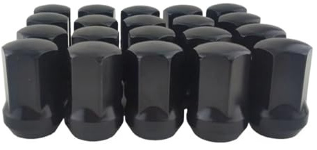 HZSMYXGS Bulloni Cerchioni Compatibile con Land per Rover per Discovery per Sport 2015 2016 2017 2018 2019 per LR2 2008-2015 Dadi Ruota Neri M14*1,5, 35 mm
