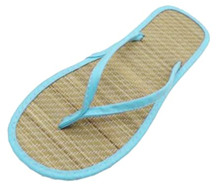 Tongs pour Homme Et Femme, Pantoufles De Paille Été Bambou Flip Flops Sandales pour Adultes Chaussures De Plage Et Piscine Claquettes Antidérapant Pantoufles Plat Léger Tong Femme Confortable