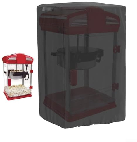 Popcorn Cart Cover, 210D Waterproof Popcorn Machine Cart Cover, Dustproof Cover, With Storage Bag(54 * 46 * 63.5cm)
