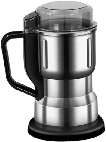 SMASOLO Moulin Électrique à Café et Céréales Petit Format pour Usage Domestique Broyage Fin et Uniforme Facile à Nettoyer Adapté Café Moulu et Épices