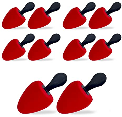 DELFA Completo di 5 paia Tendiscarpe di schiuma morbida Greta per scarpa decolte e col tacco, nuova combinazione di colori