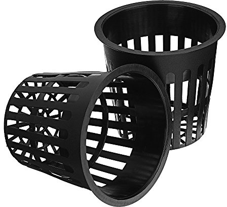 EsportsMJJ 10St 4.3 Inch Schwarz Maschieren Aeroponic Topfpflanze Topf Tassen