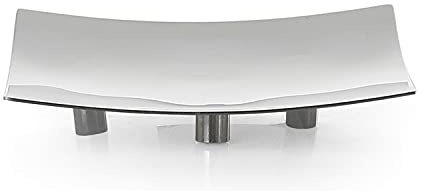 Gedy Perth Porta saponetta, Misure e Peso: 2X11,8X11,8 CM & 0,18 kg, Porta Sapone Solido Realizzato in Acciaio Inox, Finitura cromata, Design R&S, 2 Anni di Garanzia