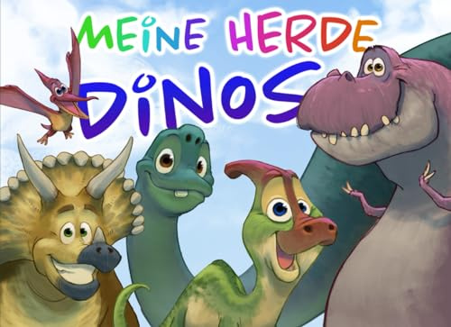 Meine Herde Dinos: Freundebuch zum Ausfüllen und Reinmalen für Kinder in der Kita oder Vorschule