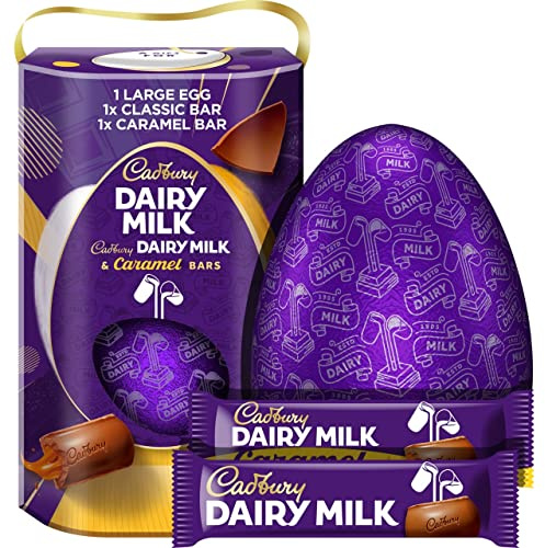 Cadbury Dairy Milk Chocolate and Caramel Easter Egg, 245g