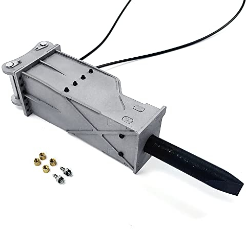 Martillo de metal Lesu para 1/14 excavadora hidráulica Rc Ac360 Et26L Et30H piezas de pala