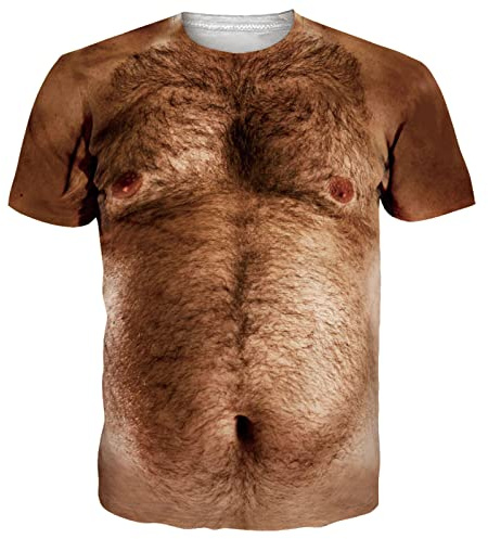 RAISEVERN Unisex 3D Printed Tops Tees Casual Short Sleeve T Shirts for Men Women S - XXL