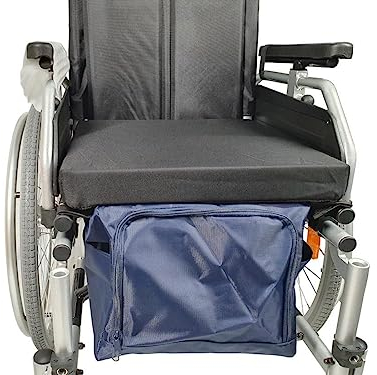 Fabacare Rollstuhltasche unter dem Sitz,Sitztasche, praktische Einkaufstasche, einfache Montage unter dem Sitz, Transportasche, Aufbewahrungstasche, Universaltasche, blau